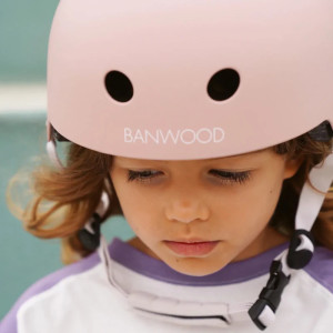 Casque de vélo enfant Eco (3-7 ans) "Matte Fade Pink" Banwood