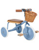 Tricycle Trike  en acier et bois "Bleu" (2-6 ans)