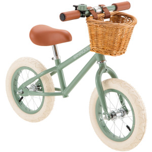 Draisienne en acier First Go (2,5-5 ans) "Vert Forêt" Banwood
