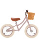 Draisienne en acier First Go (2,5-5 ans) "Rose Poudré"