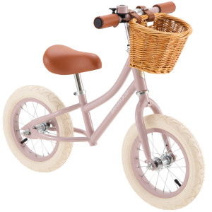 Draisienne en acier First Go (2,5-5 ans) "Rose Poudré" Banwood