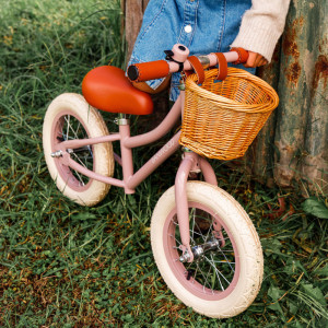 Draisienne en acier First Go (2,5-5 ans) "Rose Poudré" Banwood