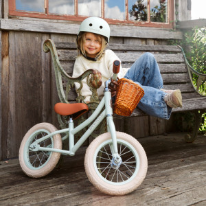 Draisienne enfant en acier First Go ! (2,5-5 ans) "Menthe Pâle" Banwood