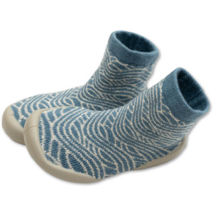 Chaussons Chaussettes à semelle souple "Mer du nord" Collegien