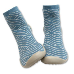 Chaussons Chaussettes à semelle souple "Mer du nord" Collegien