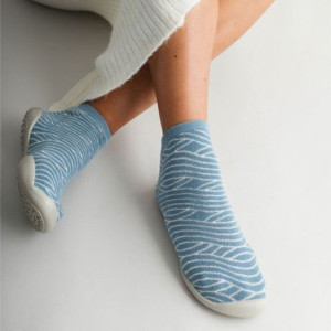 Chaussons Chaussettes à semelle souple "Mer du nord" Collegien