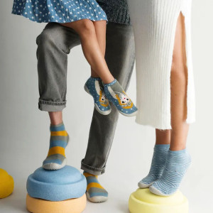 Chaussons Chaussettes à semelle souple "Mer du nord" Collegien