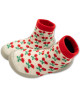 Chaussons Chaussettes à semelle souple "Cerises"