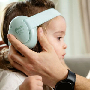 Casque de protection anti-bruit pour bébé "Vert Menthe"