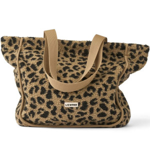 Totebag en polaire Reed "Mega Leo Avoine" (Grand) Liewood