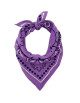 Foulard en coton Oscar "Bandana Violet" (Petit)