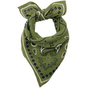 Foulard en coton Oscar "Bandana Kaki" (Petit)