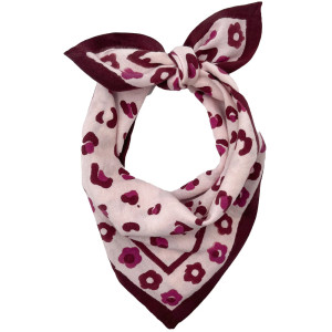 Foulard en coton Oscar "Graou Milk" (Petit) Milinane