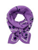 Foulard en coton Oscar "Bandana Violet" (Grand)