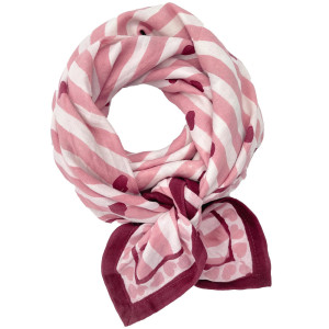Foulard en coton Oscar "Candy" (Grand) Milinane