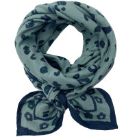Foulard en coton Oscar "Graou Celadon" (Grand)