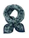 Foulard en coton Oscar "Graou Celadon" (Grand)