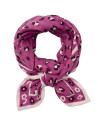 Foulard en coton Oscar "Graou Rose" (Grand)