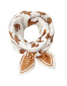 Foulard en coton Oscar "Tigre Milk" (Grand) Milinane