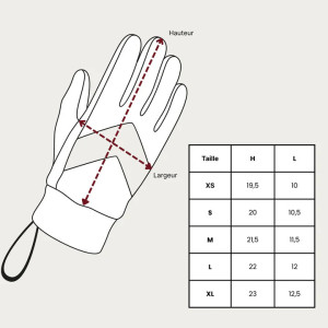Gants polaire pour Vélo Réfléchissants (Taille L) Rainette