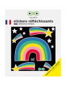 Stickers réflechissants pour vélo et accessoires "Arc-en-ciel" Rainette
