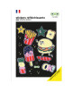 Stickers réflechissants pour vélo "Food"