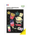 Stickers réflechissants pour vélo "Food"