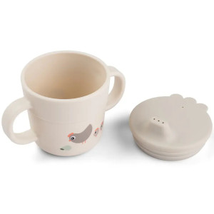 Coffret repas bébé anti-dérapant en silicone "Foodie Tiny Farm" Done by Deer