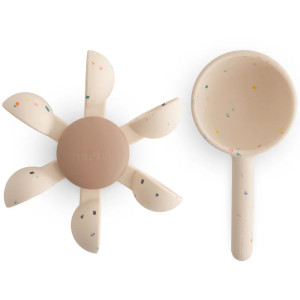 Jouet de bain en silicone "Roue à eau" (10 mois et +) Mushie