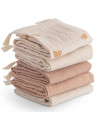 Gants de toilette bébé "Rainbow Combo" (x5) Mushie