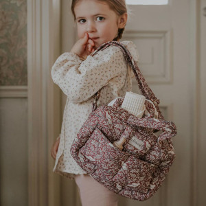 Sac à langer en gaze de coton Angel "Moka" pour poupon Gordis Minikane