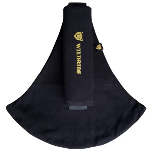 Porte-bébé en coton "Noir" Wilride