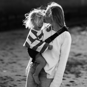Porte-bébé en coton "Noir" Wilride