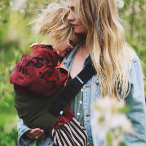 Porte-bébé en coton "Army Green" Wilride
