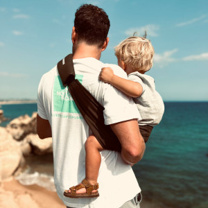Porte-bébé en coton "Army Green" Wilride