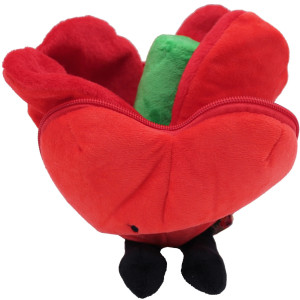 Peluche Flipetz "I Heart You Coeur/Fleur"