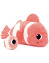 Peluche Ptipotos Poisson Clown Maman + Bébé "Corail"
