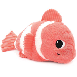 Peluche Ptipotos Poisson Clown Maman + Bébé "Corail"