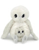Peluche Ptipotos Chouette Polaire Maman + Bébé "Blanc" (24 cm)