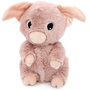 Peluche Ptipotos Cochon + Bébé "Rose" Déglingos