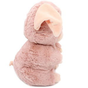 Peluche Ptipotos Cochon + Bébé "Rose" Déglingos