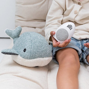 Peluche apaisante musicale Baby Conforter Baleine Moby "Vert" USB