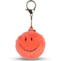 Porte-clés peluche Smiley "Fuzzy Orange"