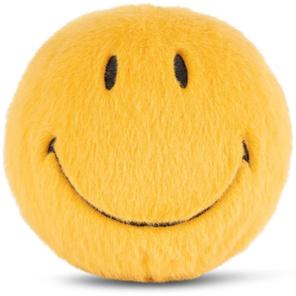 Peluche Smiley "Fuzzy Jaune" (13 cm)