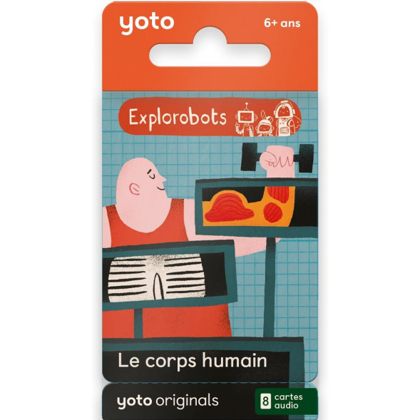 Livre audio pour YOTO "Explorobots : Le corps humain" (x8) (5-14 ans)
