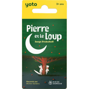 Livre audio pour YOTO "Pierre et le loup" (3-5 ans)