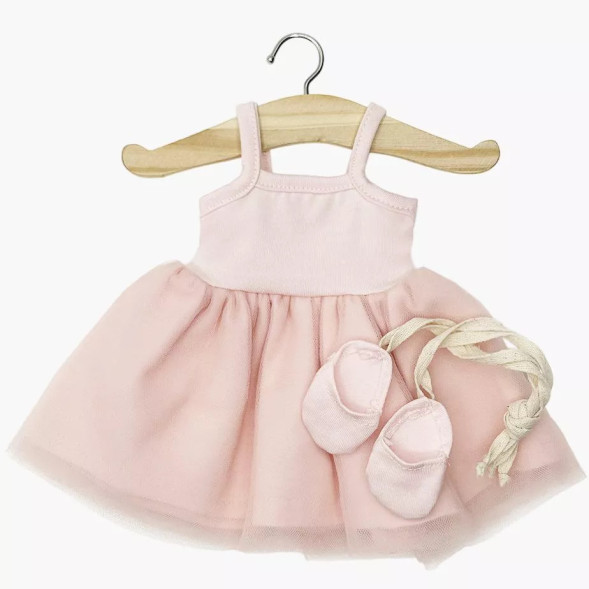 Gordis - Tutu Rosella et ses chaussons de danse "Rose Pâle" pour poupon Gordis