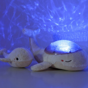 Veilleuse musicale Tranquil Whale Family "Blanc" Cloud B