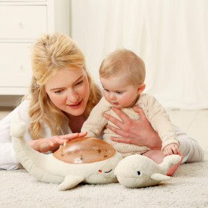 Veilleuse musicale Tranquil Whale Family "Blanc" Cloud B