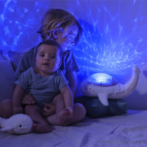 Veilleuse musicale Tranquil Whale Family "Blanc" Cloud B